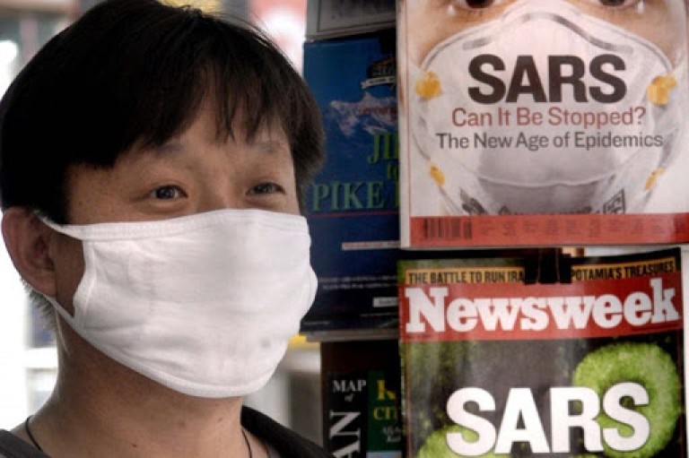 2002 Epidemia SARS Cantขn China